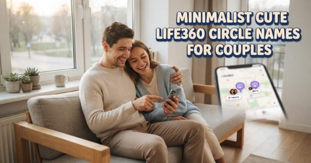 Minimalist Cute Life360 Circle Names For Couples