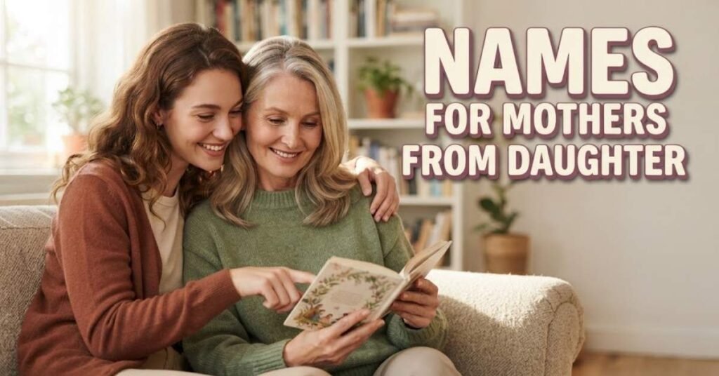 Names For Mothers From Daughter