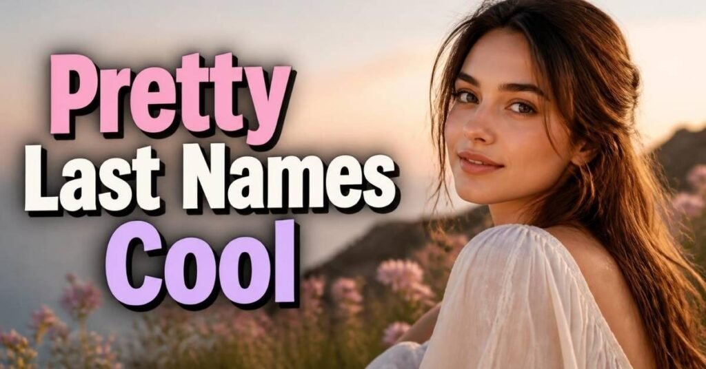 Pretty Last Names Cool