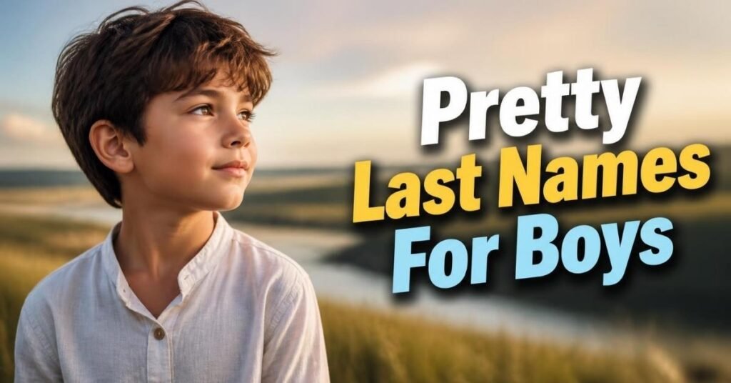 Pretty Last Names For Boys
