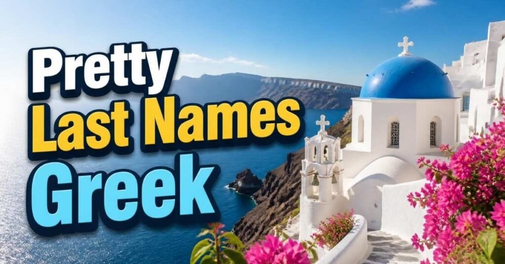 Pretty Last Names Greek