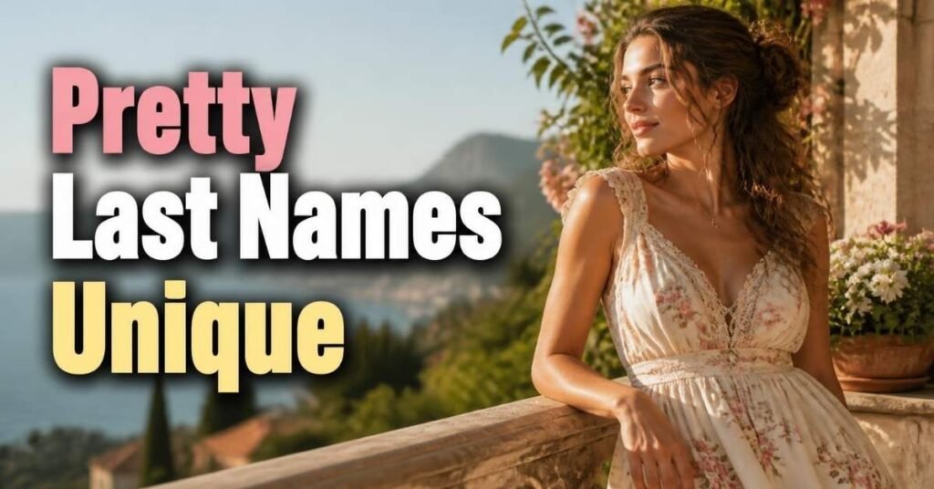 Pretty Last Names Unique