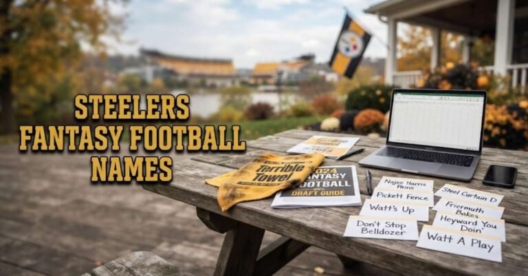 Steelers Fantasy Football Names