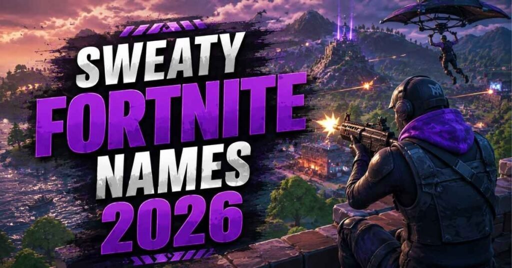 Sweaty Fortnite Names 2026