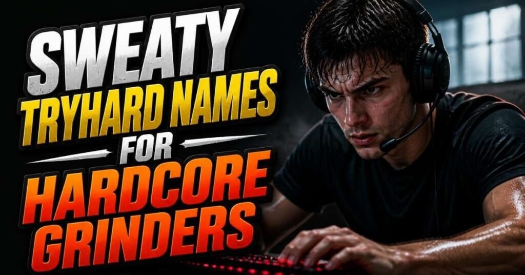 Sweaty Tryhard names For Hardcore Grinders