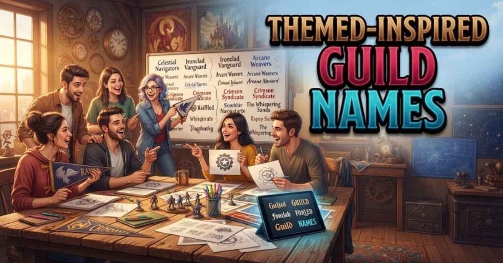Themed-Inspired Guild Names