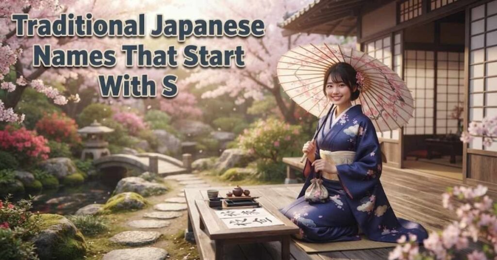 Traditional Japanese Names That Start With S