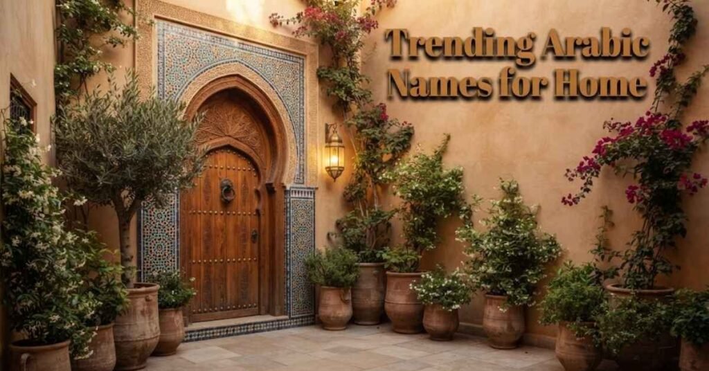 Trending Arabic Names for Home