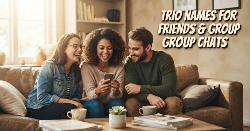 Trio Names for Friends & Group Chats