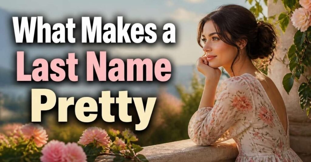 What Makes a Last Name Pretty