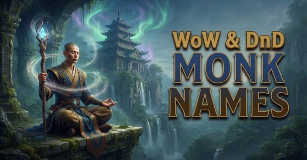 WoW & DnD Monk Names