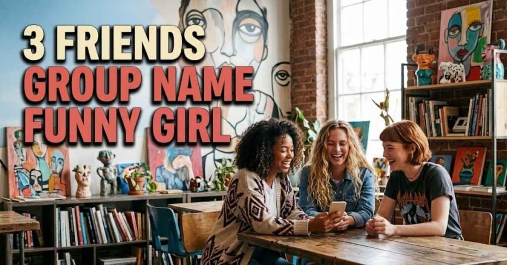  3 Friends Group Name Funny Girl