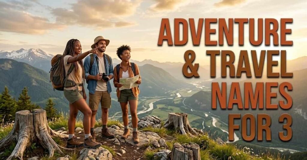 Adventure & Travel Names for 3