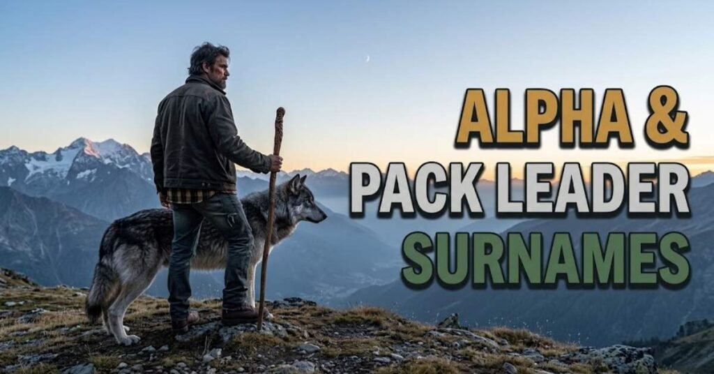 Alpha & Pack Leader Surnames