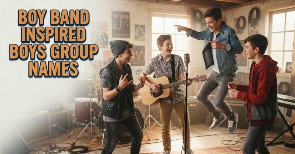 Boy Band Inspired Boys Group Names