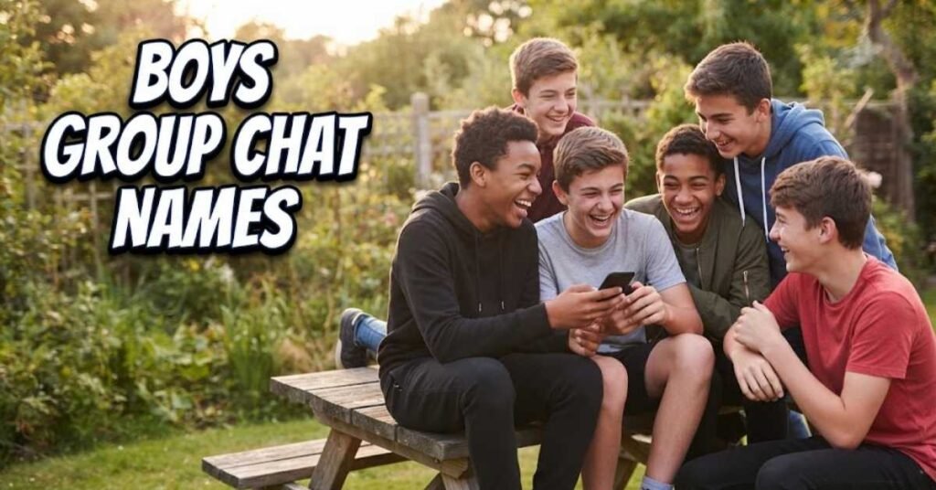Boys Group Chat Names