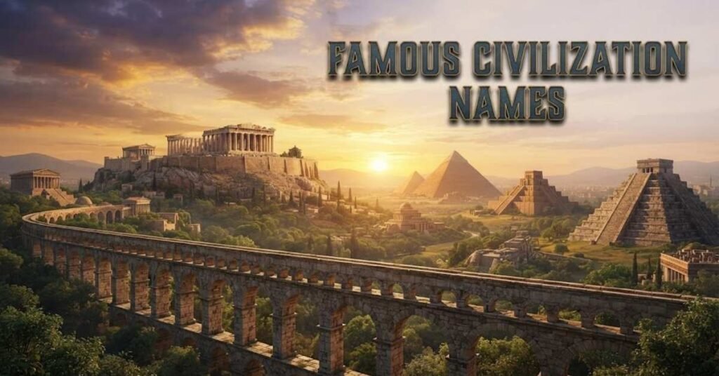 Famous Civilization Names