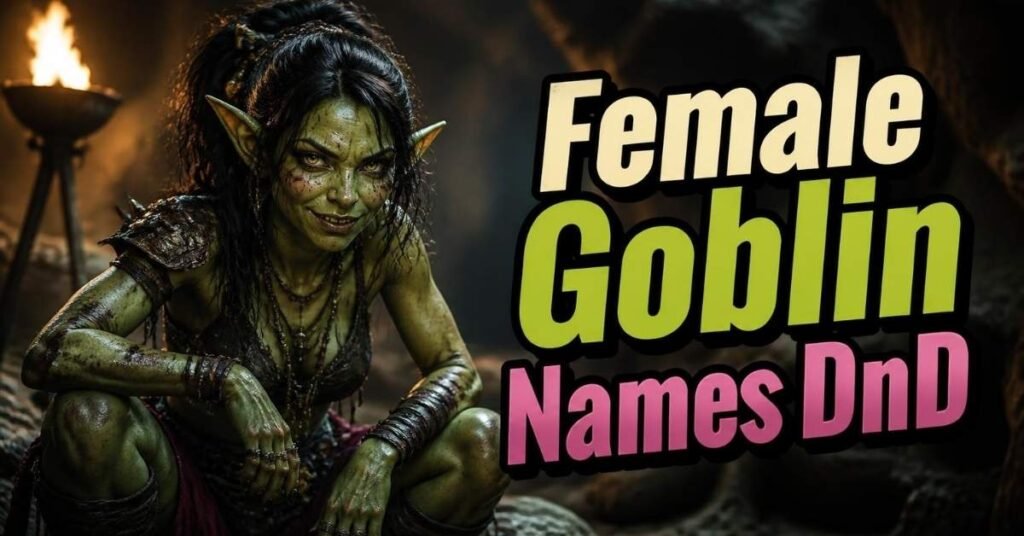 Female Goblin Names DnD