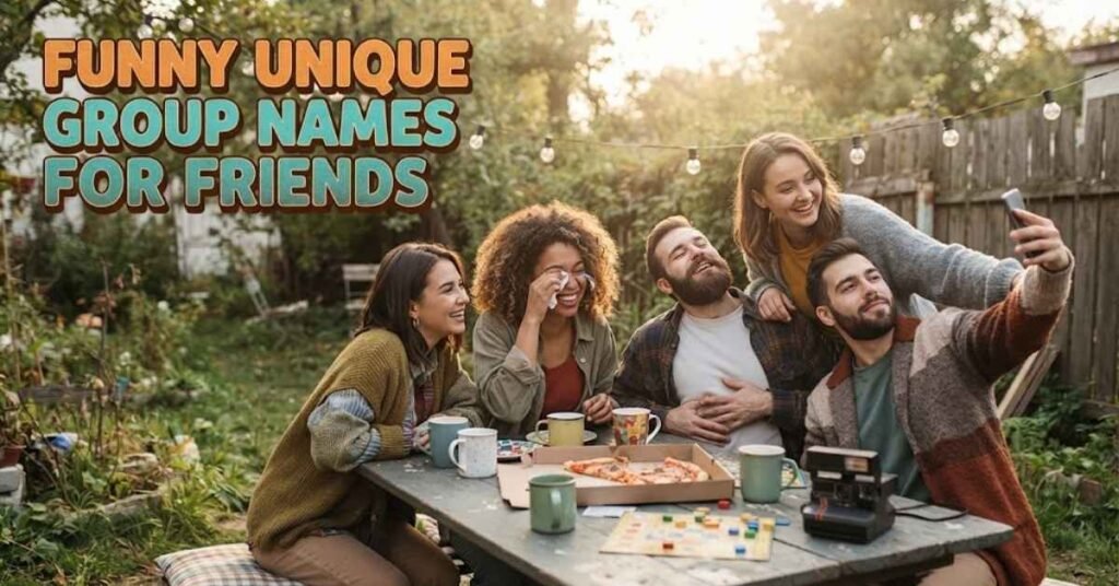 Funny Unique Group Names for Friends