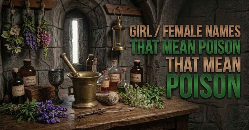 Girl Female Names That Mean Poison