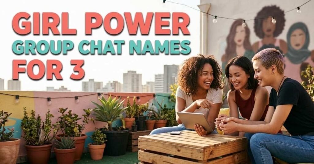 Girl Power Group Chat Names for 3