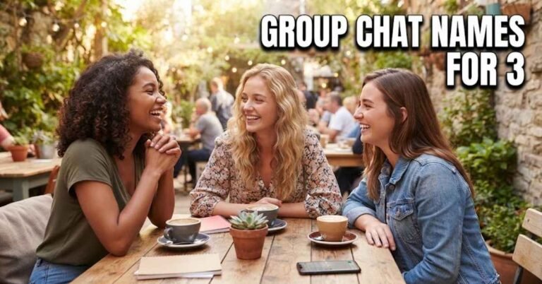 Group Chat Names for 3
