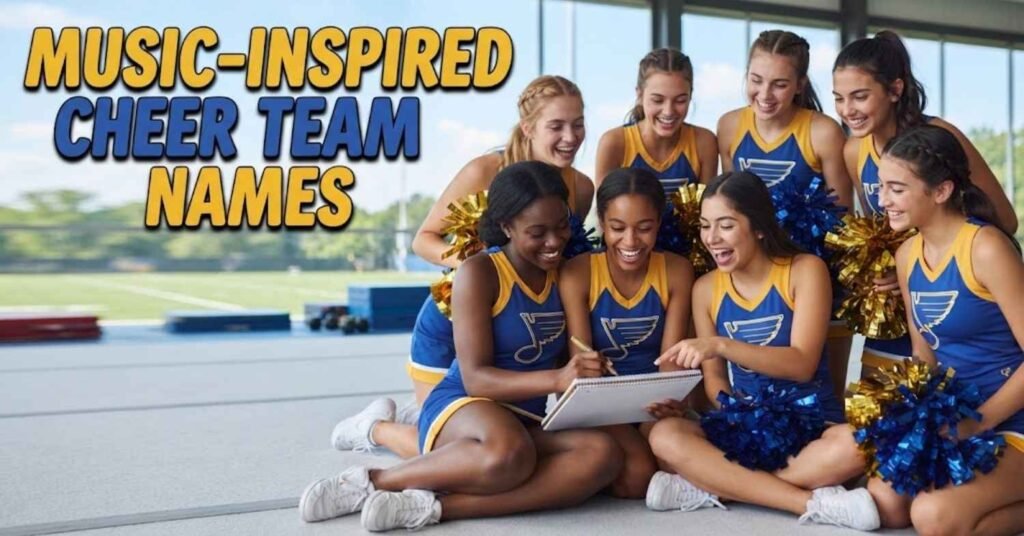 Music-Inspired Cheer Team Names
