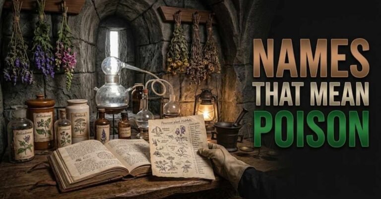 Names That Mean Poison