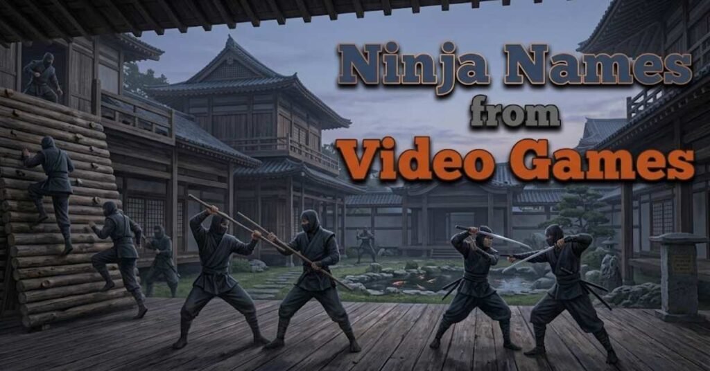 Ninja Names from Video Games