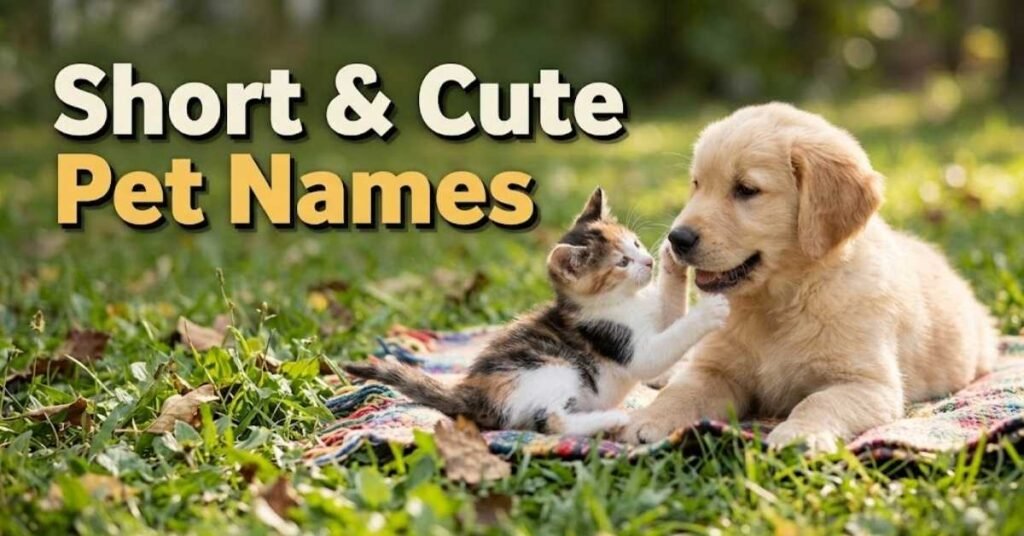 Short & Cute Pet Names