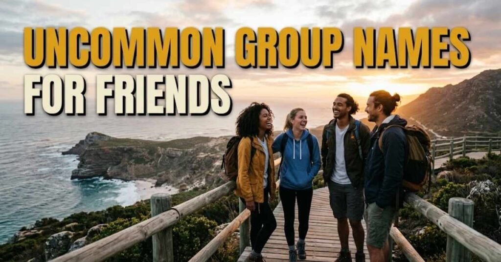 Uncommon Group Names for Friends