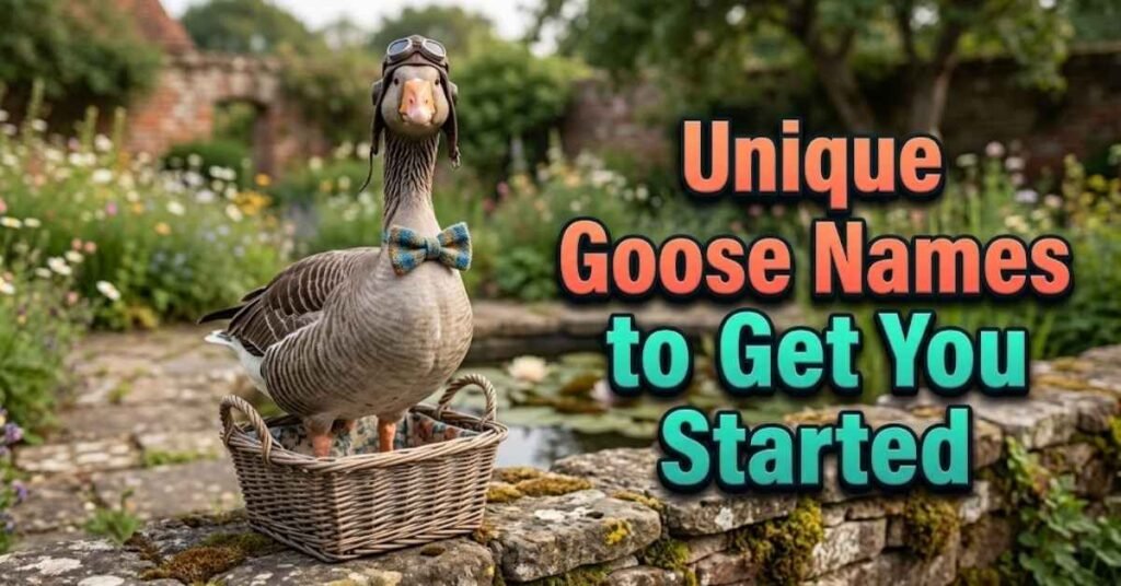 Unique Goose Names to Get You Started