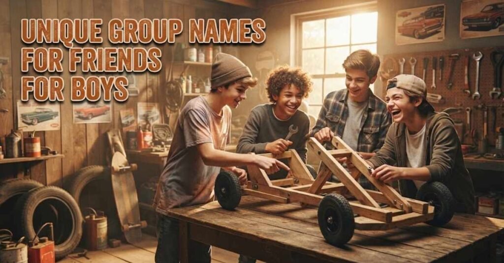 Unique Group Names for Friends for Boys