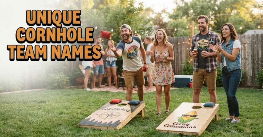 Unique cornhole team names