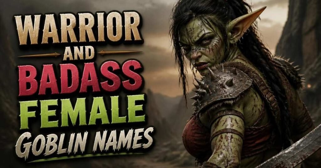 Warrior and Badass Female Goblin Names