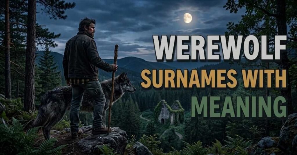 Werewolf Surnames With Meaning